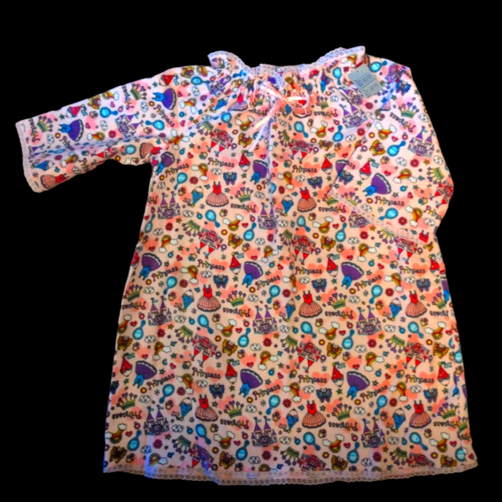 ❤️ PRINCESS Night Shirt Nightie Sz 2/3